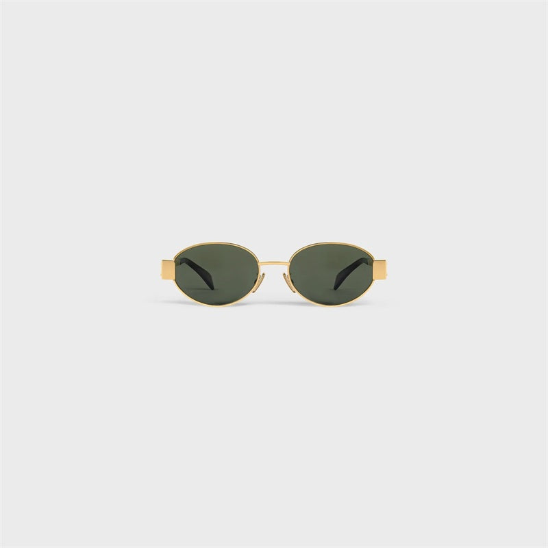 🔥2025 HEIßER VERKAUF🔥Vintage Sonnenbrille mit ovalem Rahmen und Etui