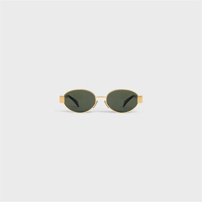 🔥2025 HEIßER VERKAUF🔥Vintage Sonnenbrille mit ovalem Rahmen und Etui