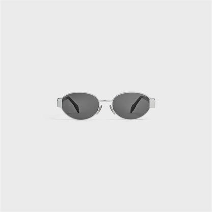 🔥2025 HEIßER VERKAUF🔥Vintage Sonnenbrille mit ovalem Rahmen und Etui