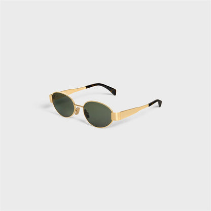 🔥2025 HEIßER VERKAUF🔥Vintage Sonnenbrille mit ovalem Rahmen und Etui