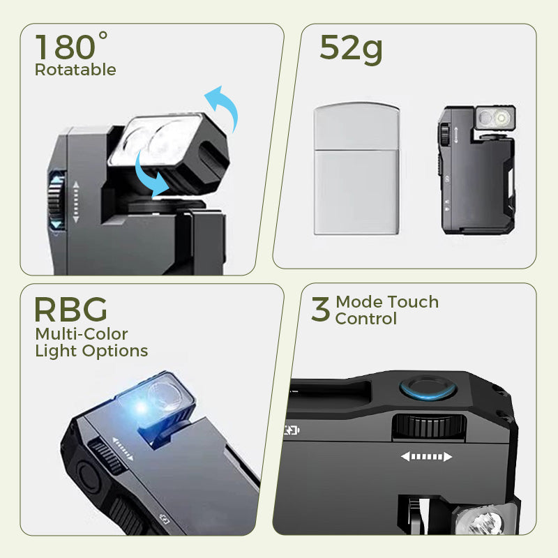 🔦🔥Mini-Taschenlampe mit drehbarem Kopf🔦G5 EDC – Licht, das mitdenkt. Für Abenteuer, die keine Kompromisse kennen-Tragbare🔋