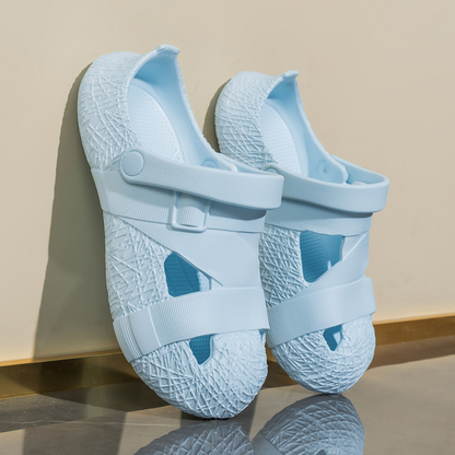 🏖️Sommerschlussverkauf✨Sommerliche, weiche, atmungsaktive Plateau-Clogs👣
