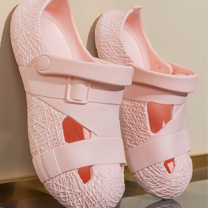 🏖️Sommerschlussverkauf✨Sommerliche, weiche, atmungsaktive Plateau-Clogs👣