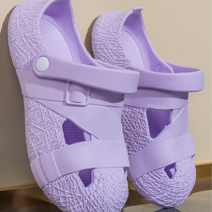 🏖️Sommerschlussverkauf✨Sommerliche, weiche, atmungsaktive Plateau-Clogs👣