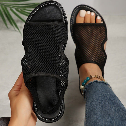 🌞🌊Flache, atmungsaktive Netzsandalen für den Strand👡