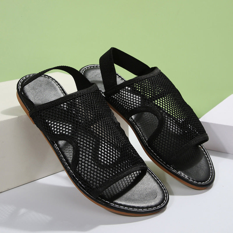 🌞🌊Flache, atmungsaktive Netzsandalen für den Strand👡