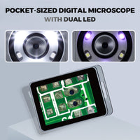 Pocket-Sized Digital Microscope with Dual LED