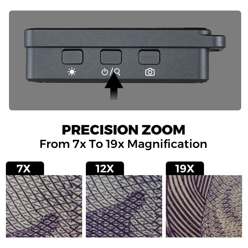 Pocket-Sized Digital Microscope with Dual LED