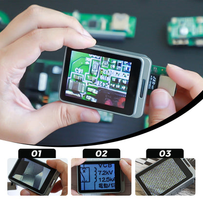 Pocket-Sized Digital Microscope with Dual LED