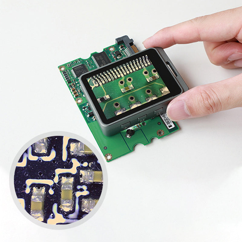 Pocket-Sized Digital Microscope with Dual LED