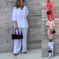 2-teiliges Set aus Oberteil und Hose im Loose Fit für Damen