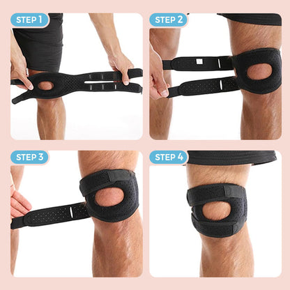 🔥Letzter Tag – Kaufen Sie 1 und erhalten Sie 1 gratis!🎁Verstellbare, atmungsaktive Kniebandage