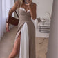 ✨50% Rabatt✨👗Langes, plissiertes, ärmelloses Kleid mit Farbblock für Frauen
