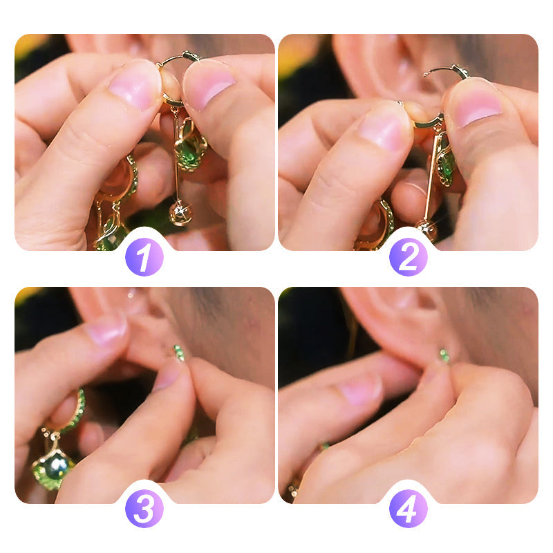 ⏳Zeitlich begrenztes Angebot💎Zarte Ginkgo-Blatt-Ohrringe für Frauen