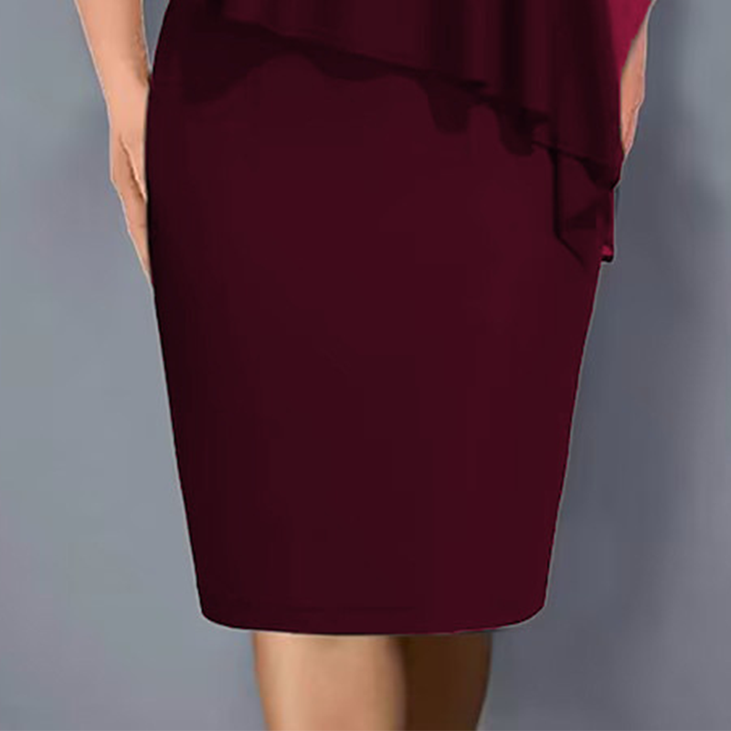 ✨🎉Sommerschlussverkauf 50% OFF💃Strass-Cape-Kleid mit V-Ausschnitt und Chiffon-Überzug