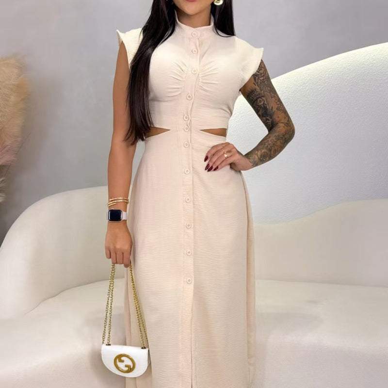 ⏳Zeitlich begrenztes Special⏰🌼Elegantes Kleid mit geteilten Ärmeln für Damen