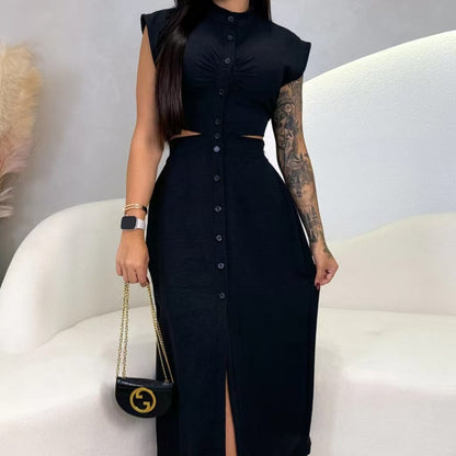 ⏳Zeitlich begrenztes Special⏰🌼Elegantes Kleid mit geteilten Ärmeln für Damen