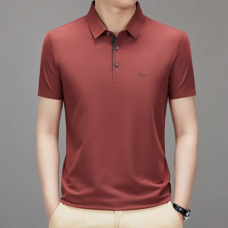 🔥 Ice Sense Black Technologie! Kurzärmelige Herrenhemden ❄️ mit atmungsaktivem Revers-Design aus Faser machen es an heißen Tagen kühl