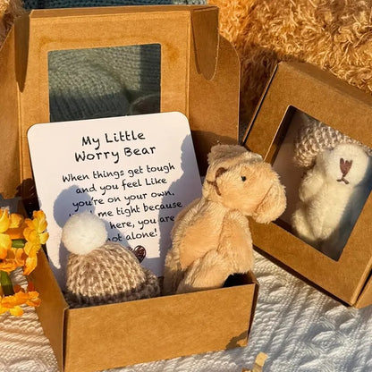 🎁Letzter Tag Sonderpreis-50% Rabatt🔥🐻Handgefertigter Mini-Plüsch-Teddybär in einer Box