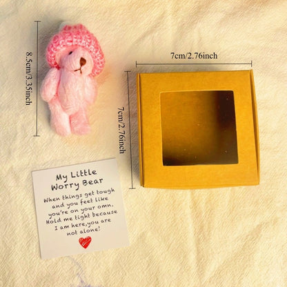🎁Letzter Tag Sonderpreis-50% Rabatt🔥🐻Handgefertigter Mini-Plüsch-Teddybär in einer Box