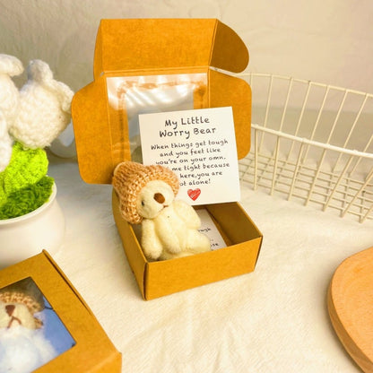 🎁Letzter Tag Sonderpreis-50% Rabatt🔥🐻Handgefertigter Mini-Plüsch-Teddybär in einer Box