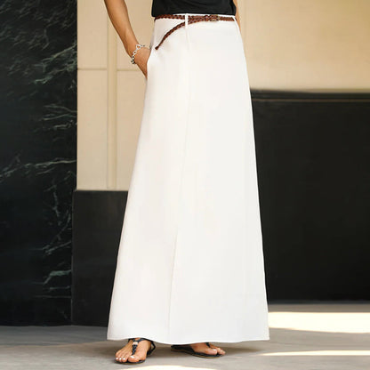 🔥💃Fließender Chiffon Damen Retro Maxirock - Romantischer und eleganter Stil