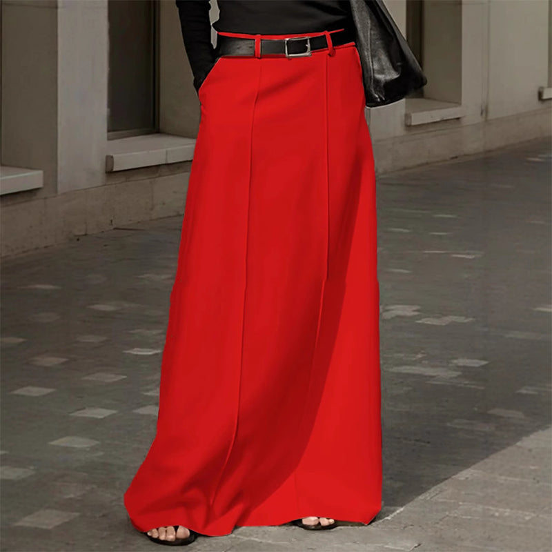 🔥💃Fließender Chiffon Damen Retro Maxirock - Romantischer und eleganter Stil