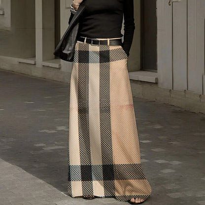 🔥💃Fließender Chiffon Damen Retro Maxirock - Romantischer und eleganter Stil