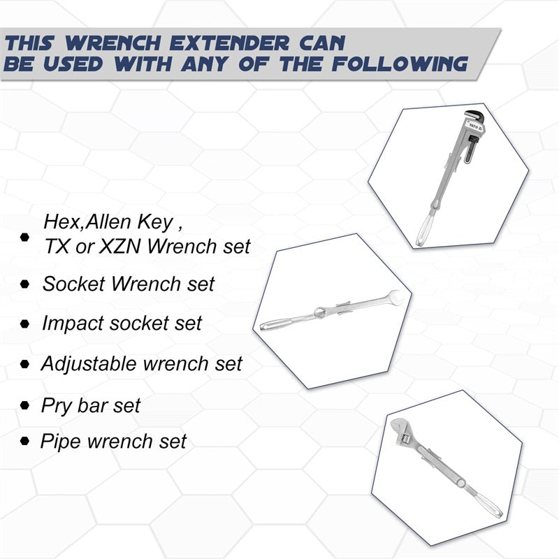 Verlängerung und Adapter für Schraubenschlüssel