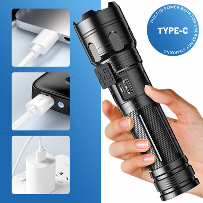 ⚡55% Rabatt🔦Handliche Multifunktions-Außen-Taschenlampe mit Zoom