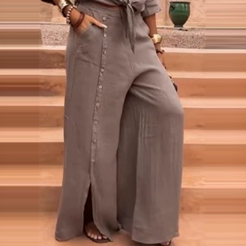 ⏳Zeitlich begrenzter Rabatt💥💃Elegantes 2-teiliges Set für Damen in Uni-Farbe