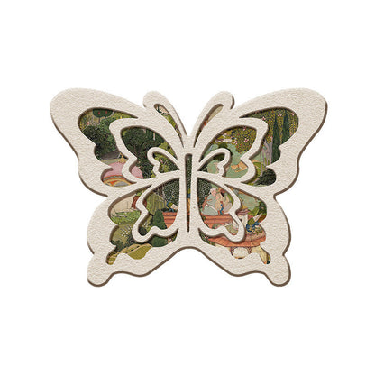 ✨Retro Butterfly Kieselgurmatte - 🏠schnell trocknend und rutschfest