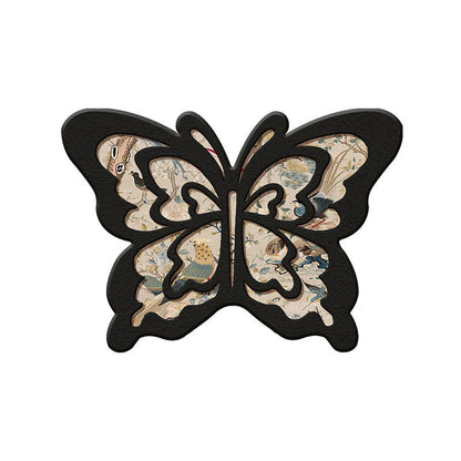 ✨Retro Butterfly Kieselgurmatte - 🏠schnell trocknend und rutschfest