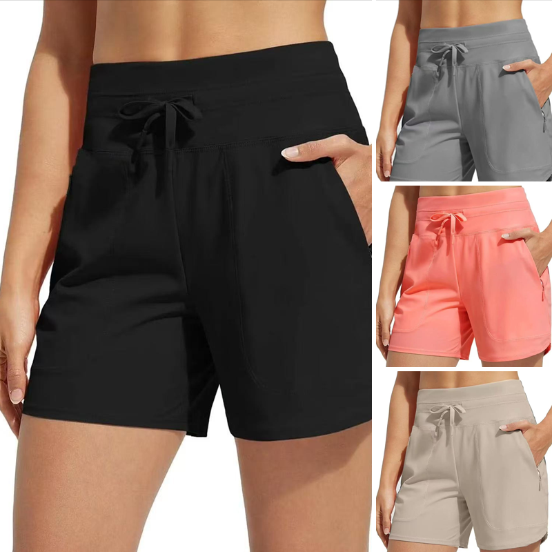 ⏰Zeitlich begrenzter Rabatt☀️Schnell trocknende Badeshorts mit hoher Taille für Frauen💯