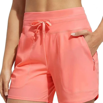 ⏰Zeitlich begrenzter Rabatt☀️Schnell trocknende Badeshorts mit hoher Taille für Frauen💯