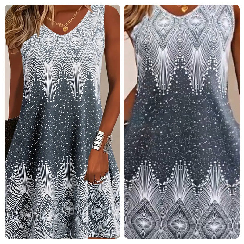 💯Limited Time 50% Off - 💃Ethnic Style Mode Casual Ärmellose Kleider