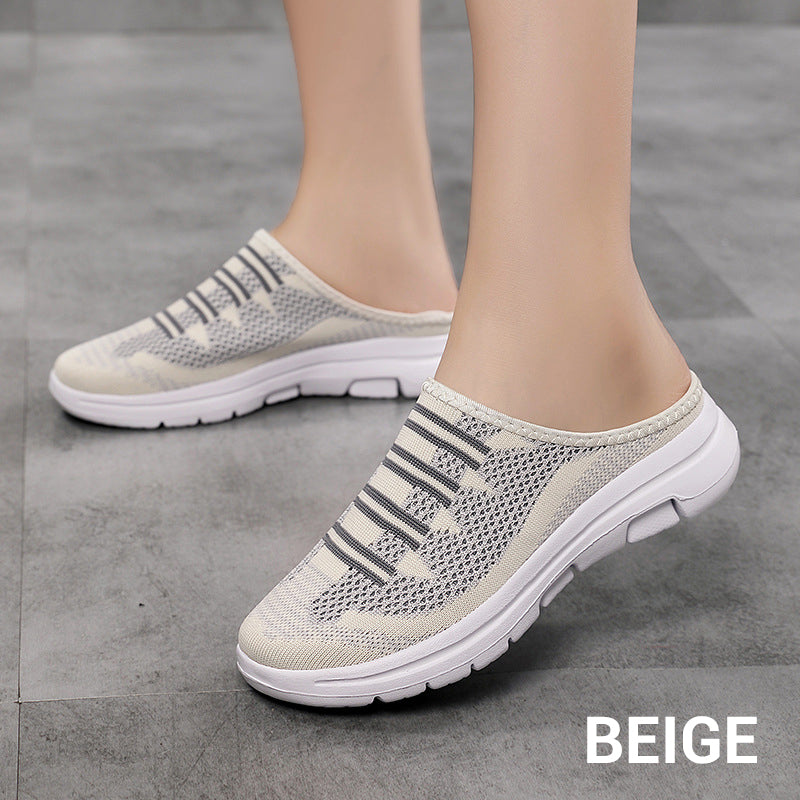 ✨2025 Neues Design✨🥿Bequeme und atmungsaktive Hausschuhe mit geschlossener Zehenpartie