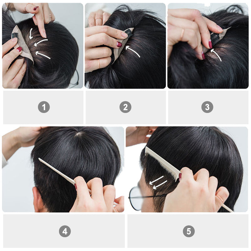 Overhead Ersatz Haarperücken für Männer