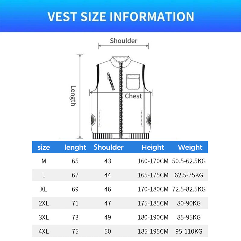 ❄️Essential summer air conditioning clothing, USB charging, strong cooling, for your summer travel!
