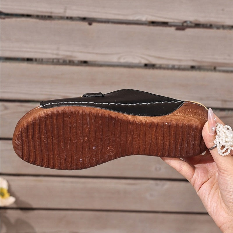 👡64% zeitlich begrenzter Rabatt✨Orthopädische Sandalen mit goldener Schnalle