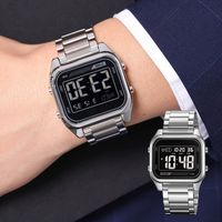 Wasserdichte Multifunktions-Digitaluhr für Herren