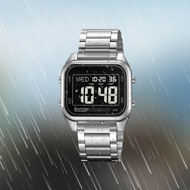Wasserdichte Multifunktions-Digitaluhr für Herren