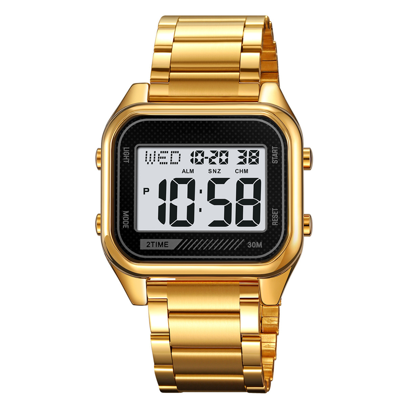 Wasserdichte Multifunktions-Digitaluhr für Herren