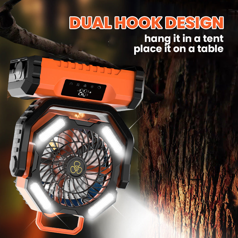 🔥Hot Sale 50% OFF🎁Tragbarer oszillierender Ventilator mit Fernbedienung
