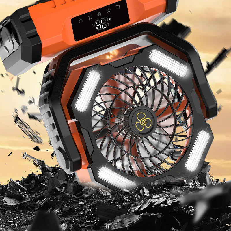 🔥Hot Sale 50% OFF🎁Tragbarer oszillierender Ventilator mit Fernbedienung