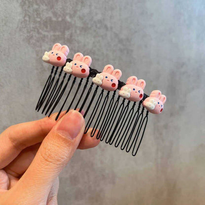 🎁Niedliche Cartoon Haar Zähmung Clip für junge Mädchen