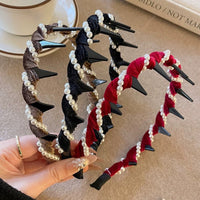 🔥Heißer Verkauf🔥Vintage High Cranium Artificial Pearl Hairband （50% Rabatt）