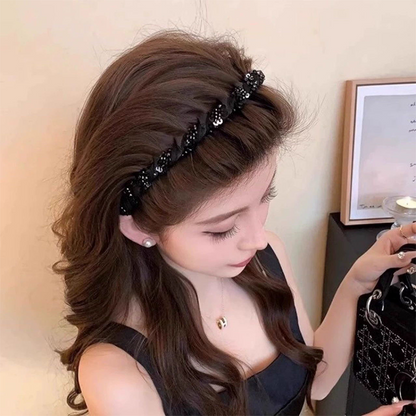 ✨2025 brandneues Design💎💇Strass-Haarband mit Zähnen für Frauen