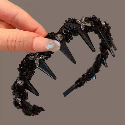 ✨2025 brandneues Design💎💇Strass-Haarband mit Zähnen für Frauen