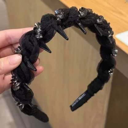 ✨2025 brandneues Design💎💇Strass-Haarband mit Zähnen für Frauen